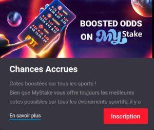 Mystake Sportsbook Boosted Odds